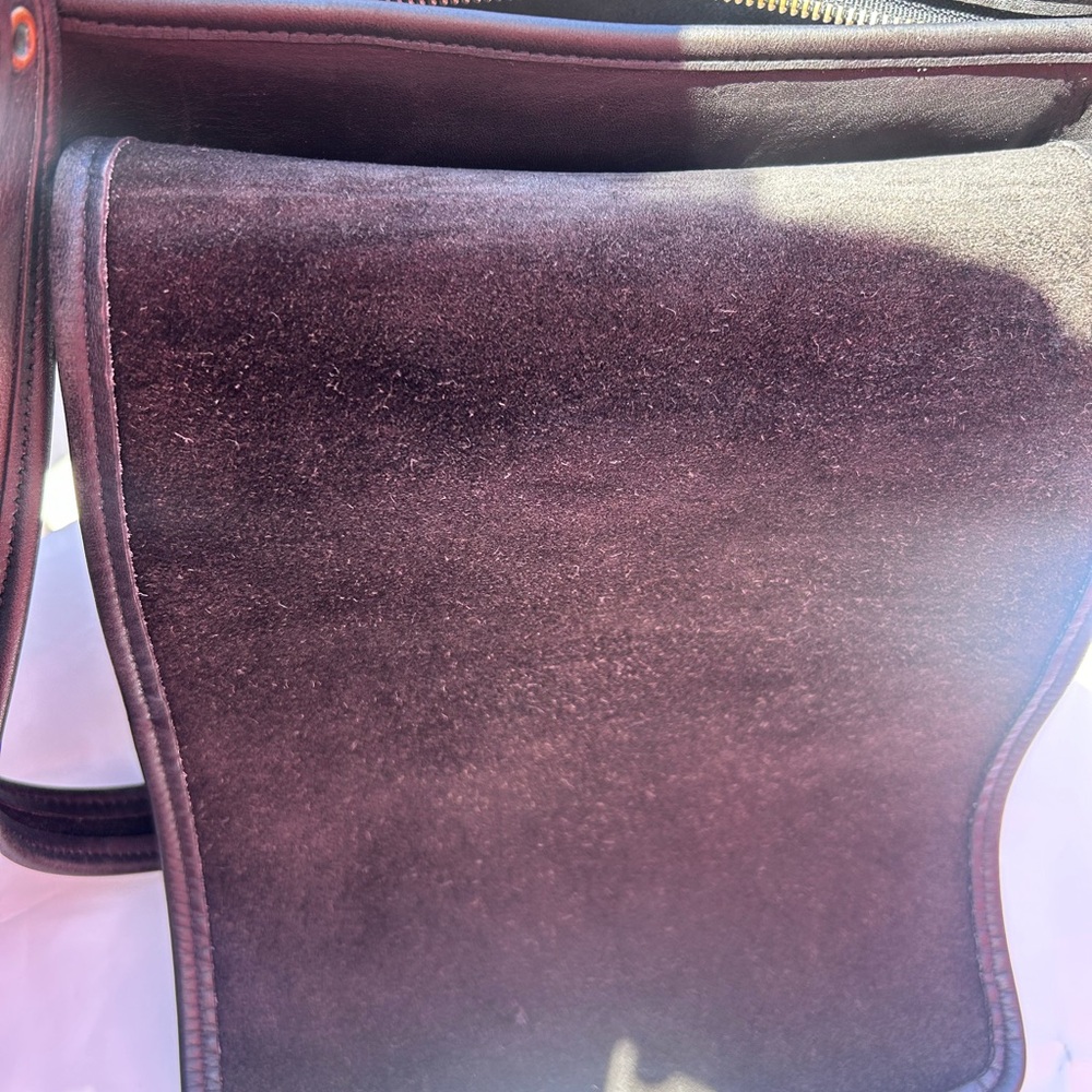 Vintage Coach 9144 Legacy BLACK Leather Studio Flap Crossbody Bag USA - Picture 5 of 14